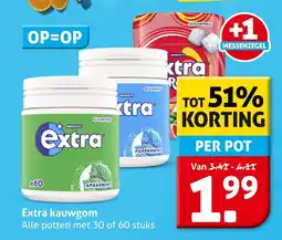 Hoogvliet Alle Extra kauwgom aanbieding