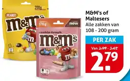Hoogvliet Alle M&M's of Maltesers aanbieding