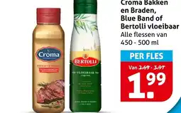Hoogvliet Alle Croma Bakken en Braden, Blue Band of Bertolli vloeibaar aanbieding
