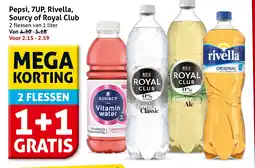 Hoogvliet Pepsi, 7UP, Rivella, Sourcy of Royal Club aanbieding