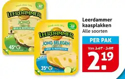 Hoogvliet Alle Leerdammer kaasplakken aanbieding