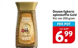 Hoogvliet Douwe Egberts oploskoffie Gold aanbieding