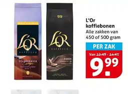 Hoogvliet Alle L'Or koffiebonen aanbieding