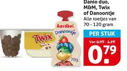 Hoogvliet Alle Danio duo, M&M, Twix of Danooontje aanbieding