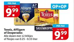 Hoogvliet Alle Texels, Affligem of Desperados aanbieding