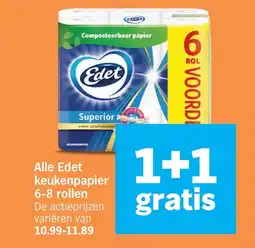Albert Heijn Alle Edet keukenpapier aanbieding