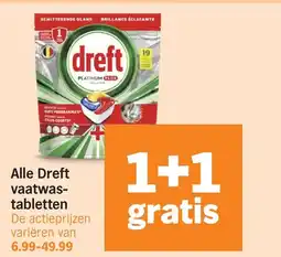 Albert Heijn Alle Dreft vaatwas-tabletten aanbieding