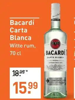 Albert Heijn Bacardí Carta Blanca aanbieding
