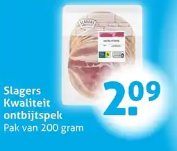 Hoogvliet Slagers Kwaliteit ontbijtspek aanbieding