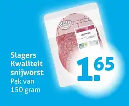 Hoogvliet Slagers Kwaliteit snijworst aanbieding