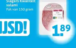 Hoogvliet Slagers Kwaliteit salami aanbieding
