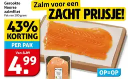 Hoogvliet Gerookte Noorse zalmfilet aanbieding