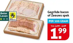Hoogvliet Gegrilde bacon of Zeeuws spek aanbieding