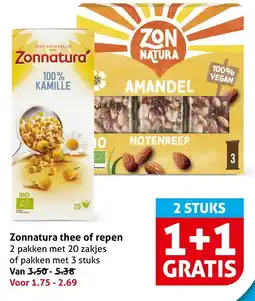 Hoogvliet Zonnatura thee of repen aanbieding