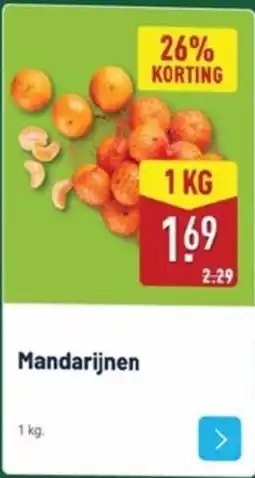 ALDI Mandarijnen aanbieding