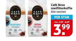 Hoogvliet Alle Café Nova snelfilterkoffie aanbieding