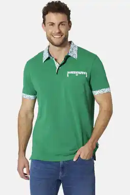 Wehkamp Babista regular fit polo Plus Size - groen aanbieding
