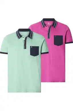 Wehkamp Jan Vanderstorm +FIT Collectie regular polo SKALLE lichtgroen aanbieding