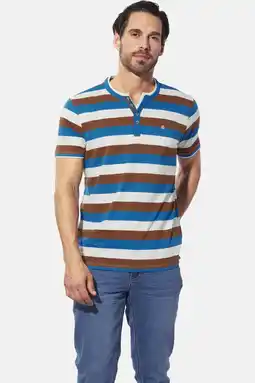 Wehkamp Babista regular fit gestreept T-shirt Plus Size - wit aanbieding