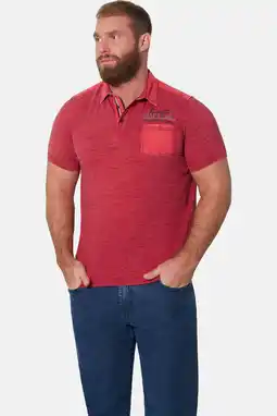 Wehkamp Jan Vanderstorm +FIT Collectie regular polo HEMPA rood aanbieding