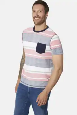 Wehkamp Babista LEARO regular fit gestreept T-shirt Plus Size - meerkleurig aanbieding