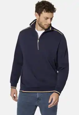 Wehkamp Babista katoenen regular fit trui Plus Size - donkerblauw aanbieding