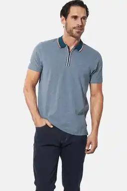 Wehkamp Babista regular fit polo Plus Size - petrol aanbieding