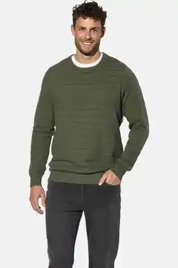 Wehkamp Babista katoenen regular fit gebreide trui Plus Size - groen aanbieding
