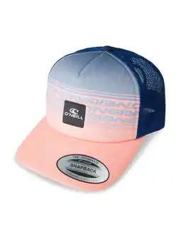 Wehkamp O'Neill Summer Camp katoenen pet met print - roze/blauw aanbieding