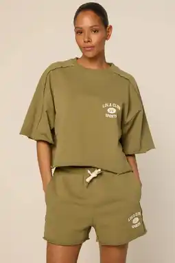 Wehkamp The Lola Club T-shirt Anine groen aanbieding