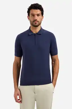 Wehkamp No Excess regular polo donkerblauw aanbieding