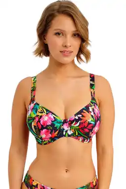 Wehkamp Freya niet-voorgevormde beugel bikinitop Kailua donkerblauw/multi aanbieding