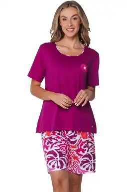 Wehkamp Pastunette shortama fuchsia aanbieding