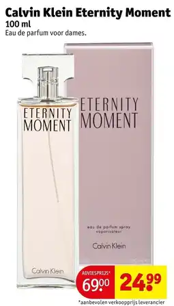 Kruidvat Calvin Klein Eternity Moment aanbieding