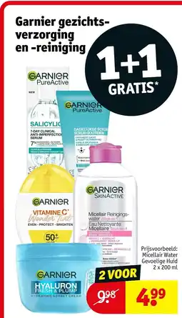Kruidvat Garnier gezichts-verzorging en -reiniging aanbieding