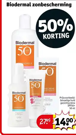 Kruidvat Biodermal zonbescherming aanbieding