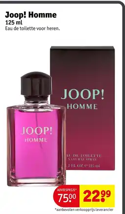 Kruidvat Joop! Homme aanbieding
