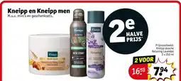 Kruidvat Kneipp en Kneipp men aanbieding