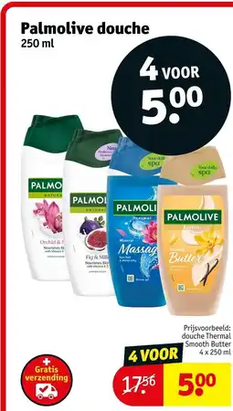 Kruidvat Palmolive douche aanbieding
