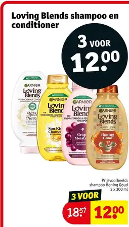 Kruidvat Loving Blends shampoo en conditioner aanbieding