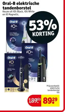 Kruidvat Oral-B elektrische tandenborstel aanbieding