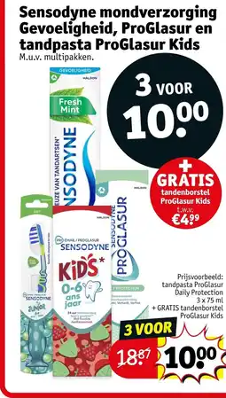Kruidvat Sensodyne mondverzorging aanbieding