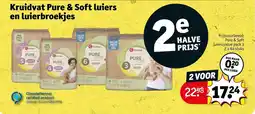 Kruidvat Kruidvat Pure & Soft luiers en luierbroekjes aanbieding