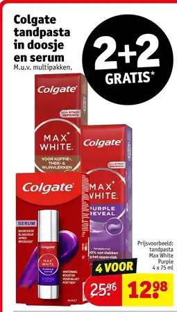 Kruidvat Colgate tandpasta aanbieding