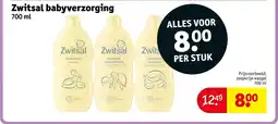 Kruidvat Zwitsal babyverzorging aanbieding