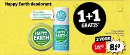 Kruidvat Happy Earth deodorant aanbieding