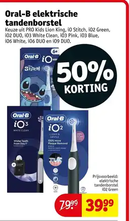 Kruidvat Oral-B elektrische tandenborstel aanbieding