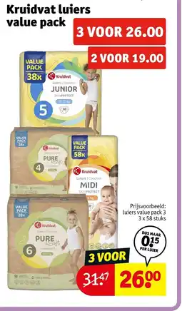 Kruidvat Kruidvat luiers value pack aanbieding