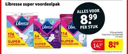 Kruidvat Libresse super voordeelpak aanbieding