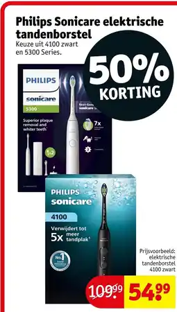 Kruidvat Philips Sonicare elektrische tandenborstel aanbieding